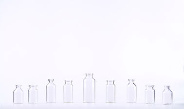 Siebdruck-pharmazeutische Klarglas-Flaschen/medizinische Glasphiolen
